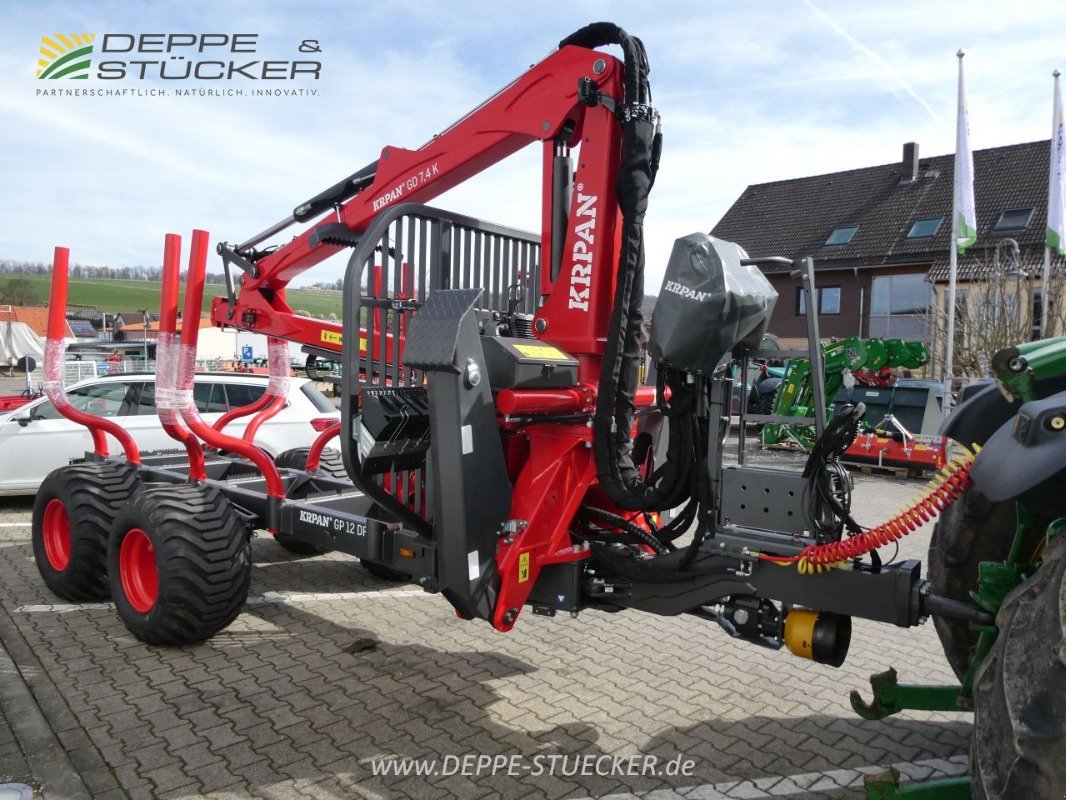 Rückewagen & Rückeanhänger del tipo Krpan GP 12 DF mit Kran, Neumaschine en Steinheim-Bergheim (Imagen 15)