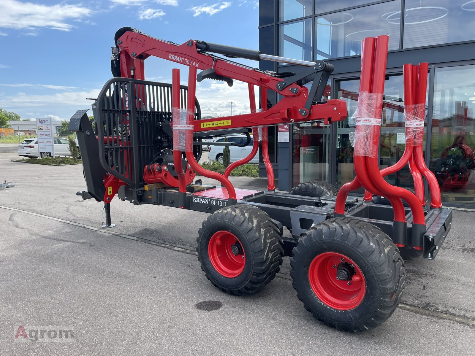 Rückewagen & Rückeanhänger del tipo Krpan GP 13 D + Kran 7,4 K, Neumaschine en Meißenheim-Kürzell (Imagen 4)