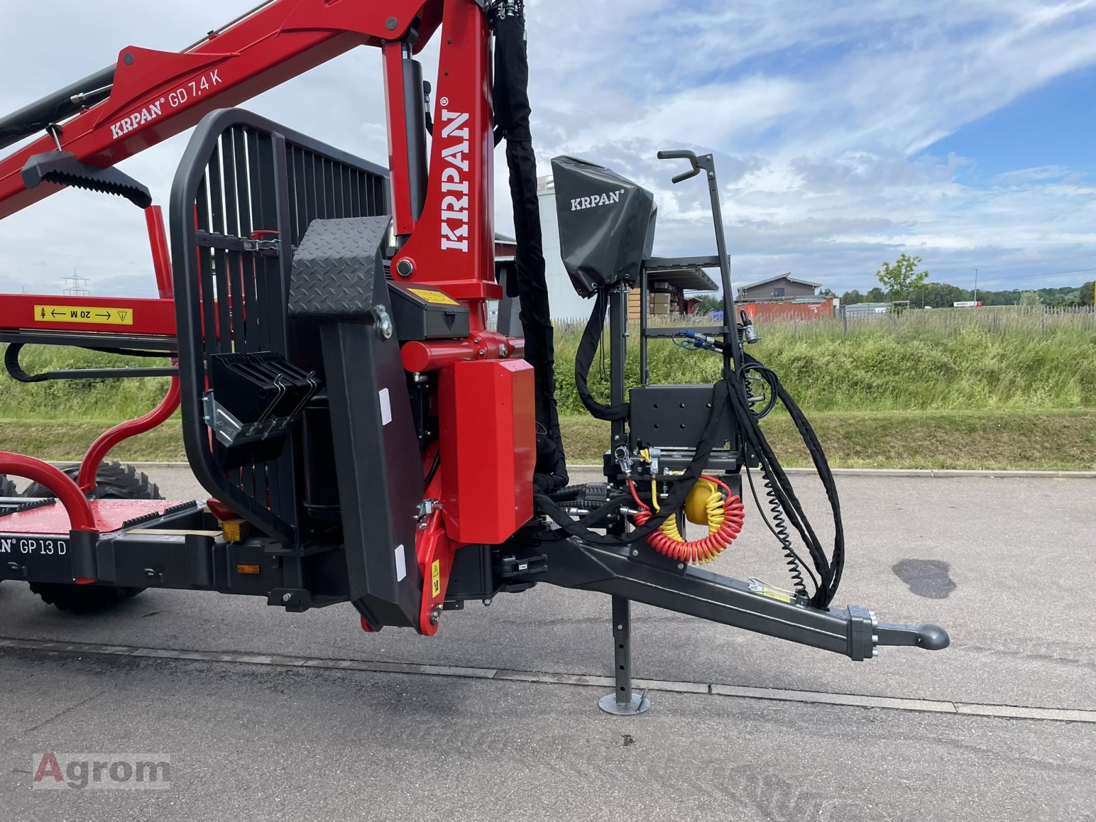 Rückewagen & Rückeanhänger del tipo Krpan GP 13 D + Kran 7,4 K, Neumaschine en Meißenheim-Kürzell (Imagen 10)