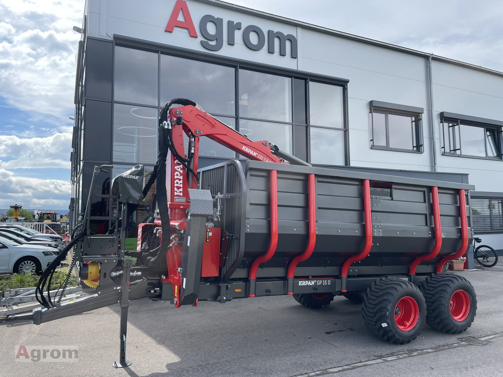 Rückewagen & Rückeanhänger del tipo Krpan GP 15 D + Kran 7,4 K, Neumaschine en Meißenheim-Kürzell (Imagen 1)