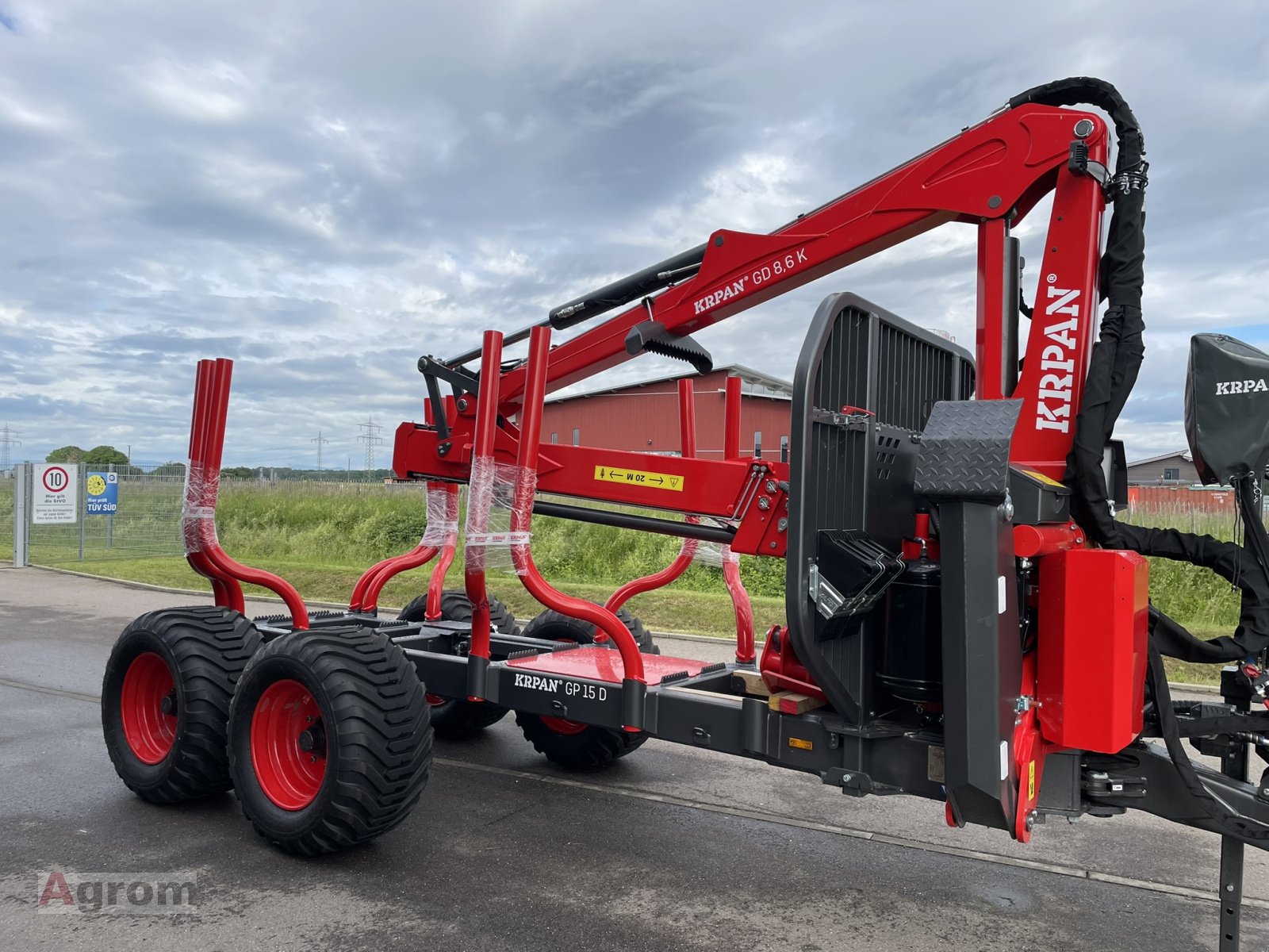 Rückewagen & Rückeanhänger от тип Krpan GP 15 D + Kran 8,6 K, Neumaschine в Meißenheim-Kürzell (Снимка 5)