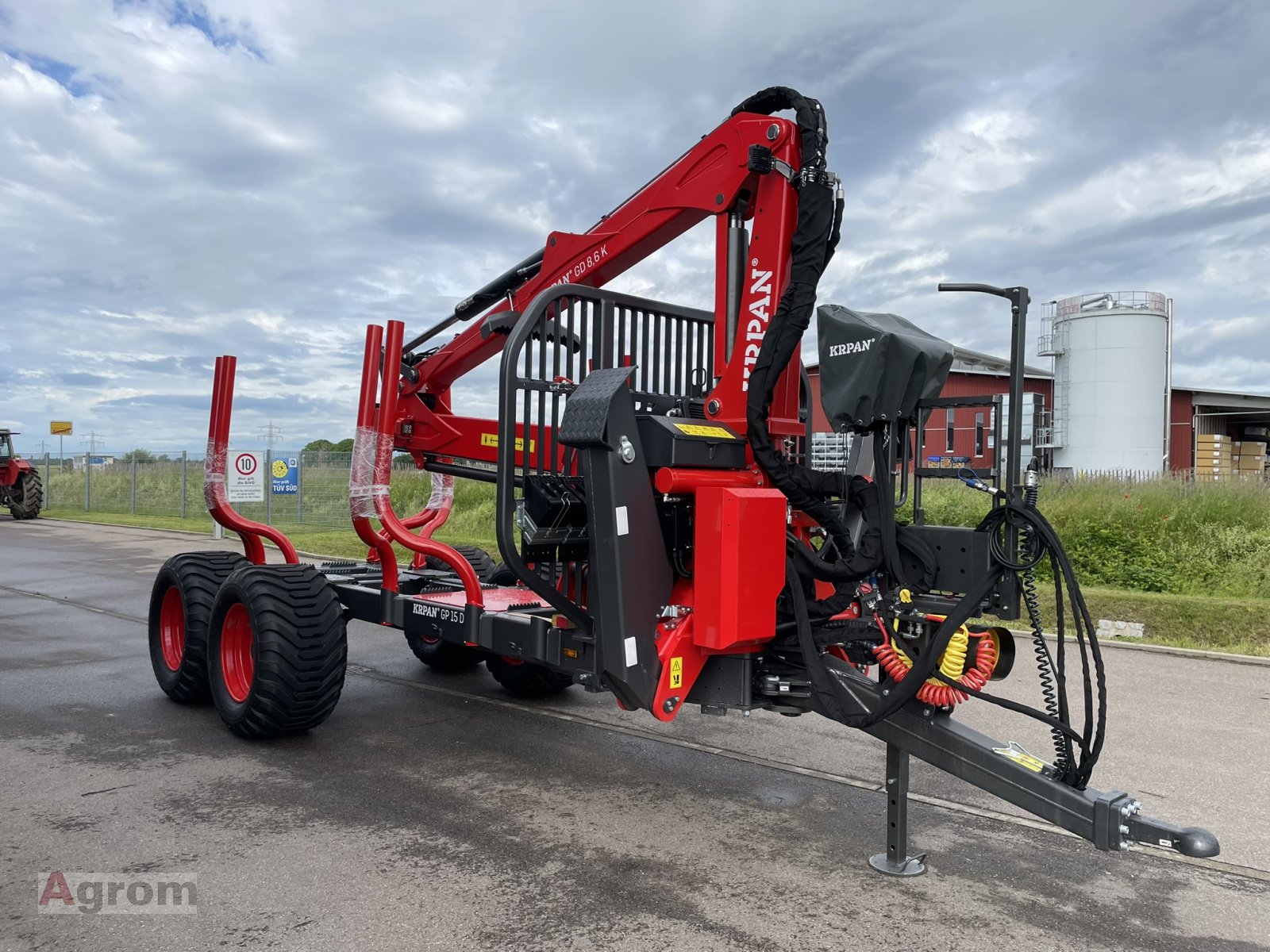 Rückewagen & Rückeanhänger tipa Krpan GP 15 D + Kran 8,6 K, Neumaschine u Meißenheim-Kürzell (Slika 7)