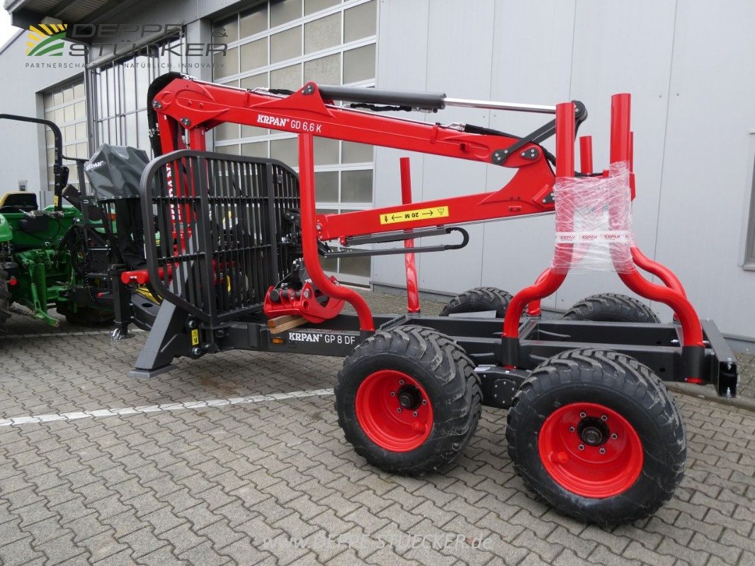 Rückewagen & Rückeanhänger des Typs Krpan GP 8 DF + GD 6,6K, Neumaschine in Lauterberg/Barbis (Bild 2)