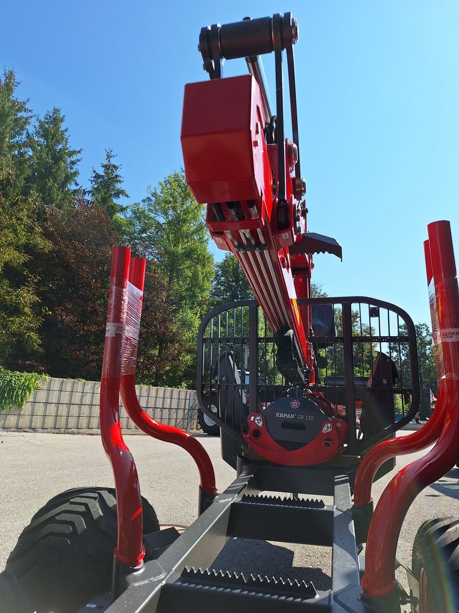 Rückewagen & Rückeanhänger del tipo Krpan GP 8 DF mit Forstkran GD 7,6 K, hydr. Bremse, Neumaschine en Bergheim (Imagen 12)