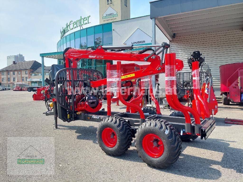 Rückewagen & Rückeanhänger del tipo Krpan GP 8 DF MIT KRAN 7,6 K, Neumaschine In Aschbach (Immagine 5)