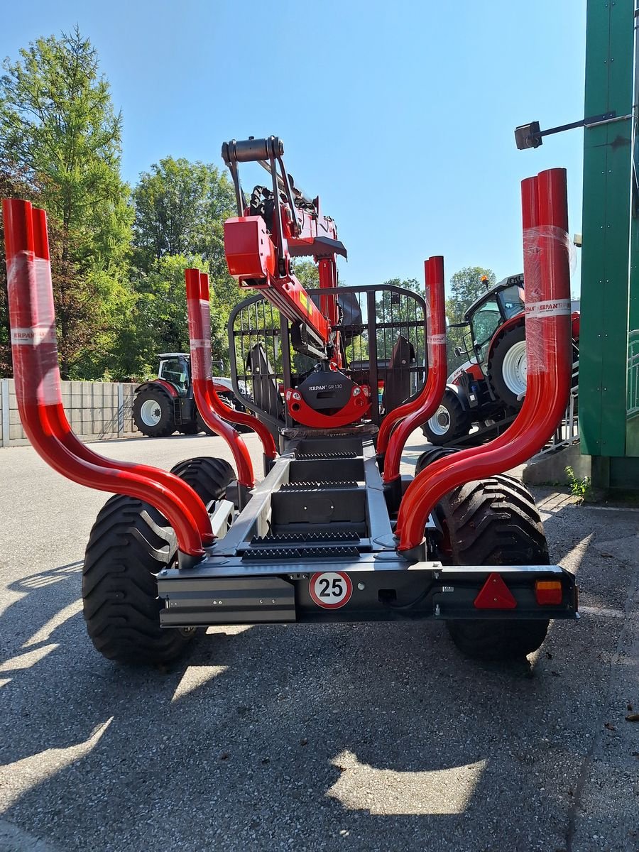 Rückewagen & Rückeanhänger des Typs Krpan GP 9 DF mit Forstkran GD 7,6 K, pneum. Bremse, Neumaschine in Bergheim (Bild 8)