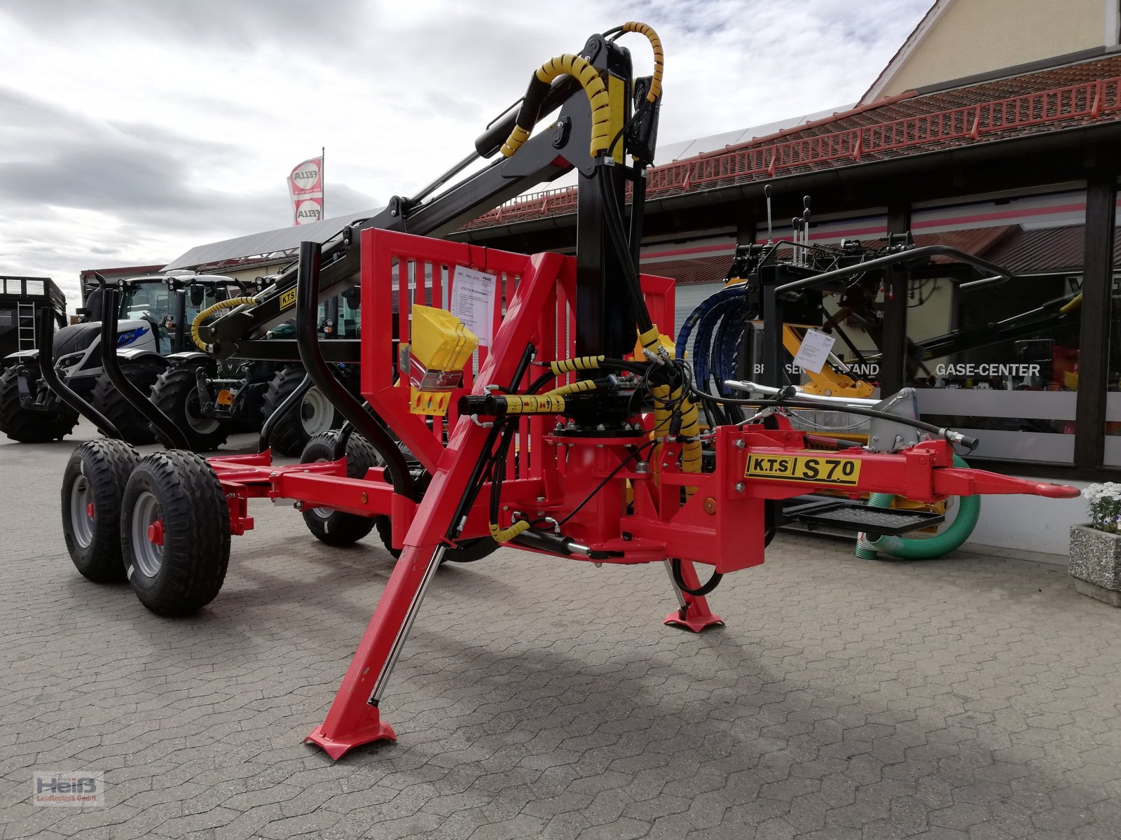 Rückewagen & Rückeanhänger tip KTS 7.0 mit 5,4m Kran, Neumaschine in Merkendorf (Poză 4)