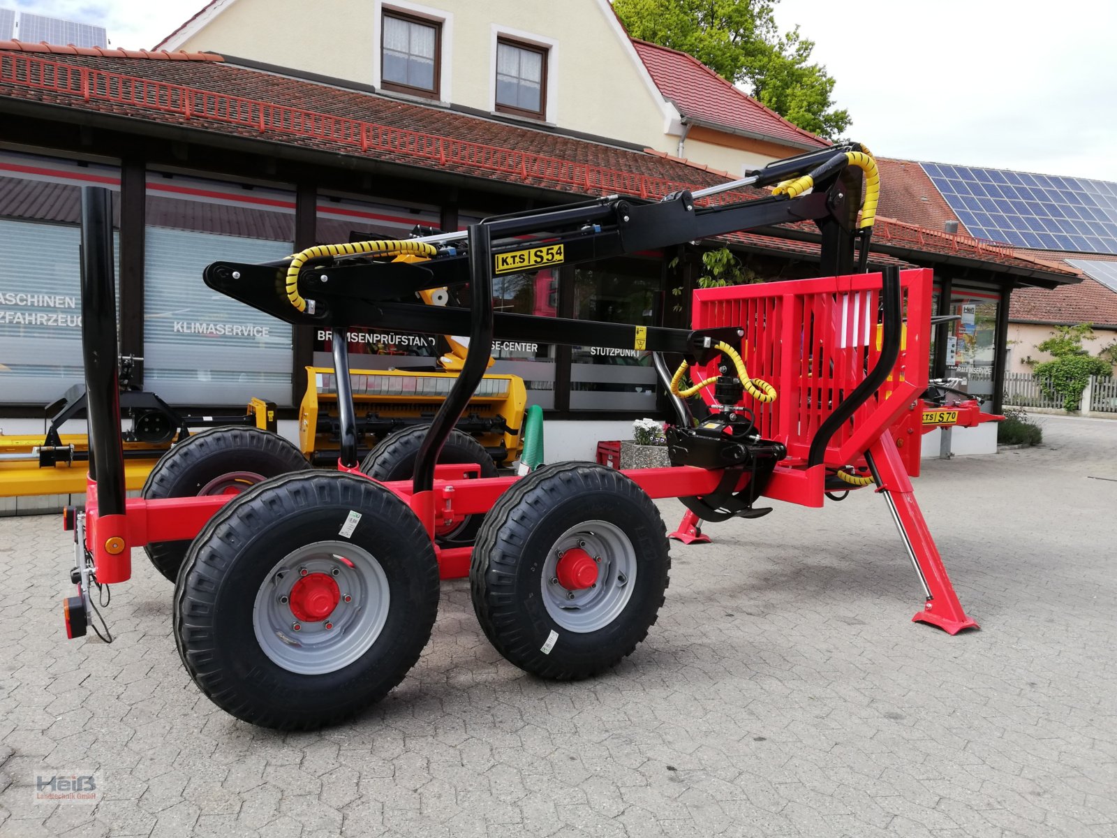 Rückewagen & Rückeanhänger tip KTS 7.0 mit 5,4m Kran, Neumaschine in Merkendorf (Poză 5)