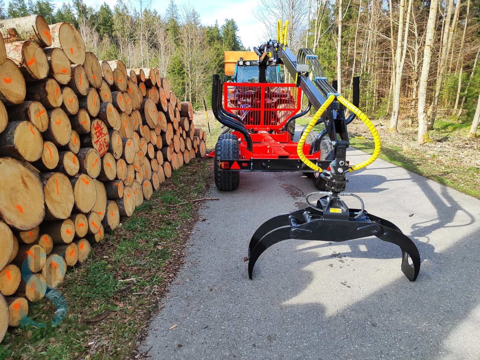 Rückewagen & Rückeanhänger typu KTS 8,5 + 6,4, Neumaschine w Dietramszell (Zdjęcie 9)