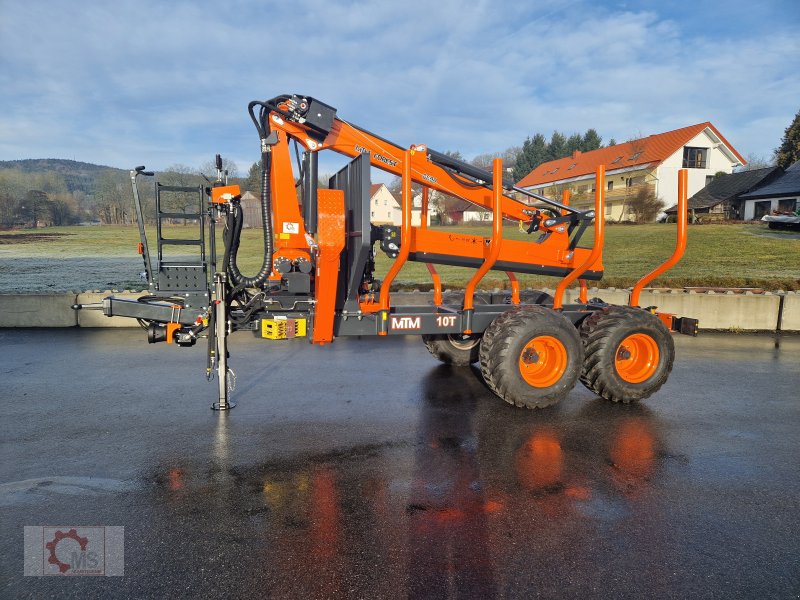 Rückewagen & Rückeanhänger des Typs MTM 10T 10to 9,20m Kran Druckluft Doppelrohrrahmen, Neumaschine in Tiefenbach (Bild 1)