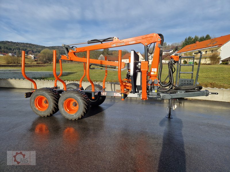 Rückewagen & Rückeanhänger des Typs MTM 10T S 10to 7,20m Kran Druckluft Zentralrohrrahmen, Neumaschine in Tiefenbach (Bild 1)