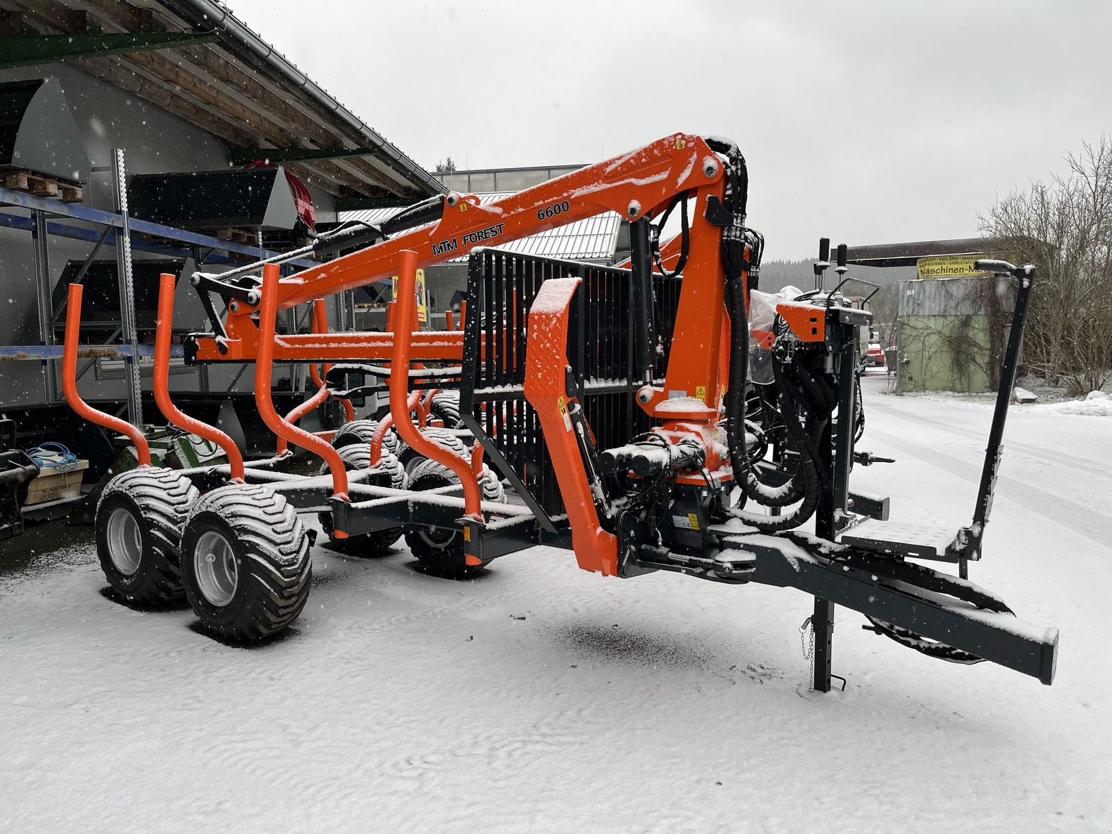 Rückewagen & Rückeanhänger del tipo MTM 10TX S60 mit MTM 6600 Kran, Gebrauchtmaschine In Bad Leonfelden (Immagine 1)