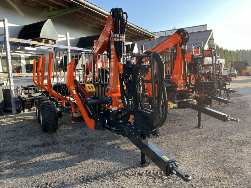 Rückewagen & Rückeanhänger des Typs MTM 10TX S60 mit MTM 7100 Kran, Gebrauchtmaschine in Bad Leonfelden