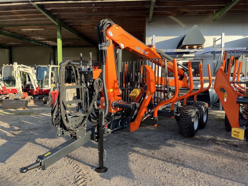 Rückewagen & Rückeanhänger del tipo MTM 10TX S60 mit MTM 7100 Kran, Gebrauchtmaschine In Bad Leonfelden (Immagine 1)