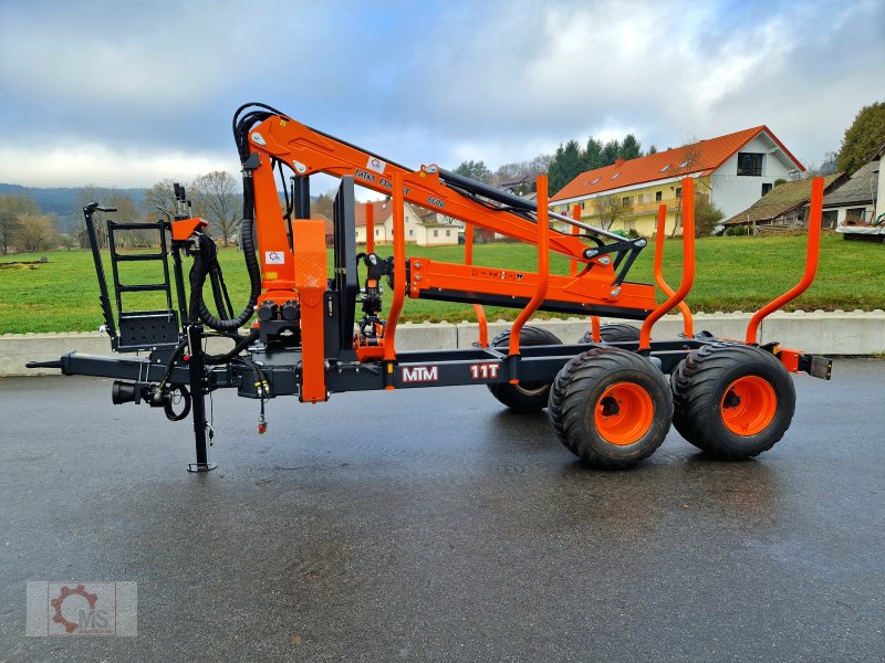 Rückewagen & Rückeanhänger des Typs MTM 11T 11to 9,20m Kran Druckluft Doppelrohrrahmen, Neumaschine in Tiefenbach (Bild 1)