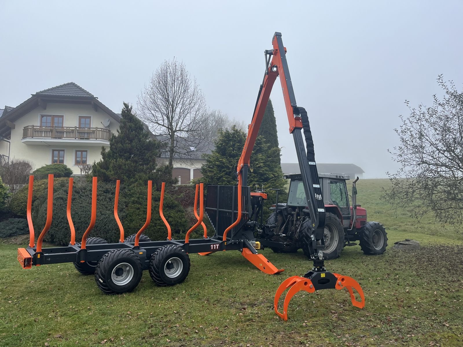 Rückewagen & Rückeanhänger des Typs MTM 11T mit 7100 Kran, Gebrauchtmaschine in Bad Leonfelden (Bild 9)