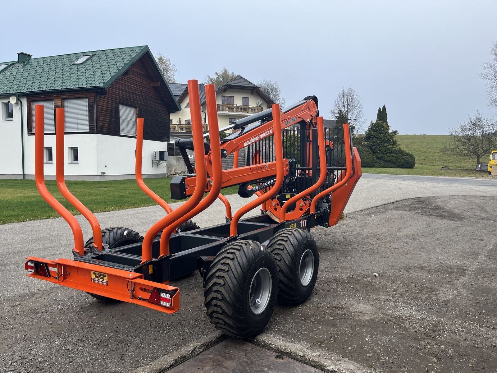 Rückewagen & Rückeanhänger типа MTM 11T mit 7100 Kran, Gebrauchtmaschine в Bad Leonfelden (Фотография 14)