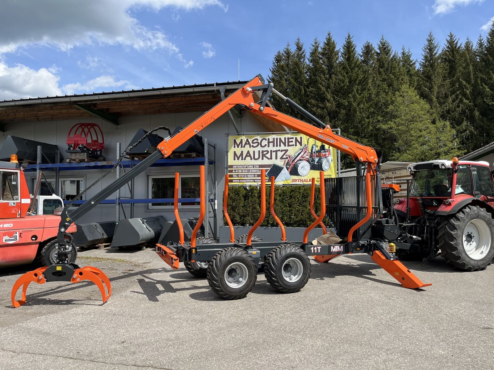 Rückewagen & Rückeanhänger des Typs MTM 11T mit 7100 Kran, Gebrauchtmaschine in Bad Leonfelden (Bild 1)