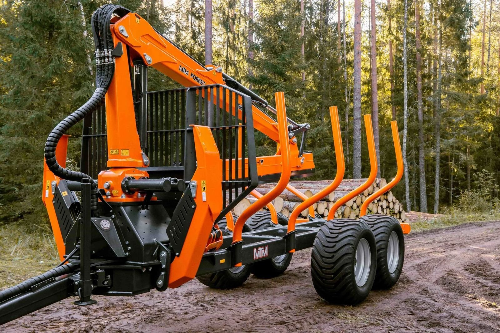 Rückewagen & Rückeanhänger типа MTM 11T mit 8600 Kran, Gebrauchtmaschine в Bad Leonfelden (Фотография 3)