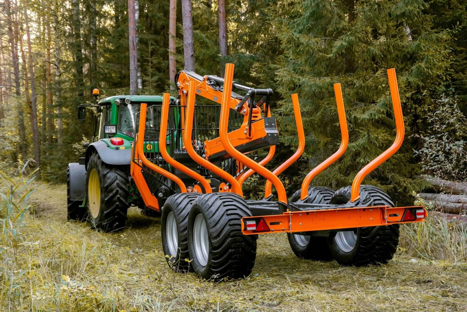 Rückewagen & Rückeanhänger типа MTM 11T mit 8600 Kran, Gebrauchtmaschine в Bad Leonfelden (Фотография 2)