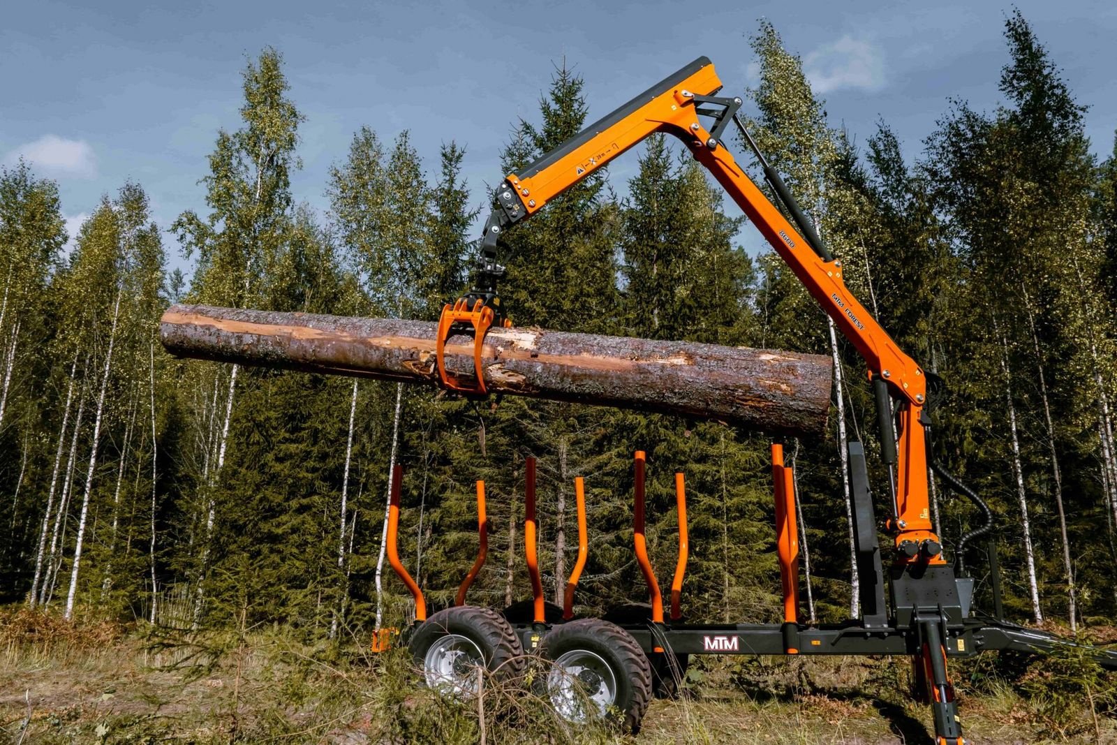 Rückewagen & Rückeanhänger типа MTM 11T mit 8600 Kran, Gebrauchtmaschine в Bad Leonfelden (Фотография 1)