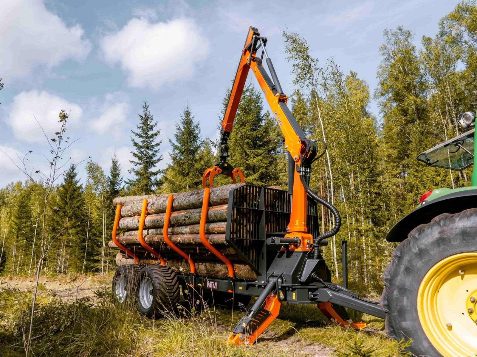 Rückewagen & Rückeanhänger типа MTM 11T mit 8600 Kran, Gebrauchtmaschine в Bad Leonfelden (Фотография 7)