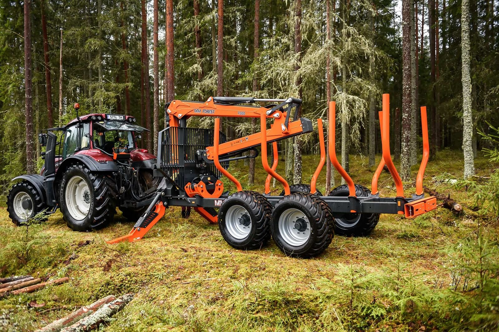 Rückewagen & Rückeanhänger типа MTM 12 T Rückewagen mit 7300 Kran, Gebrauchtmaschine в Bad Leonfelden (Фотография 3)