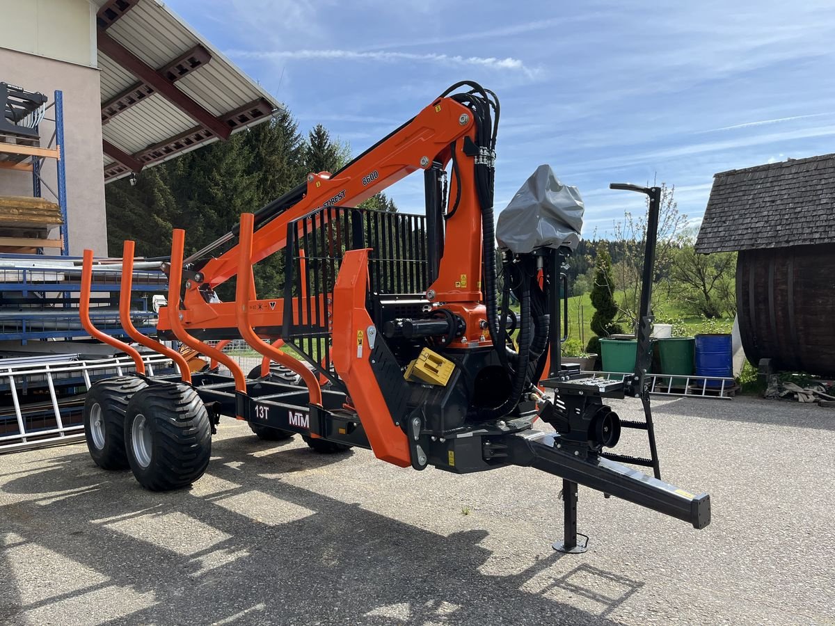 Rückewagen & Rückeanhänger del tipo MTM 13T Rückewagen mit MTM 8600 Forstkran, Gebrauchtmaschine en Bad Leonfelden (Imagen 3)