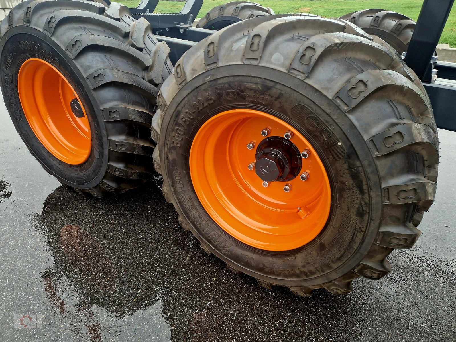 Rückewagen & Rückeanhänger typu MTM 17T 17to 9,80m Kran Forwarder Rungen Druckluft Doppelrohrrahmen, Neumaschine w Tiefenbach (Zdjęcie 7)