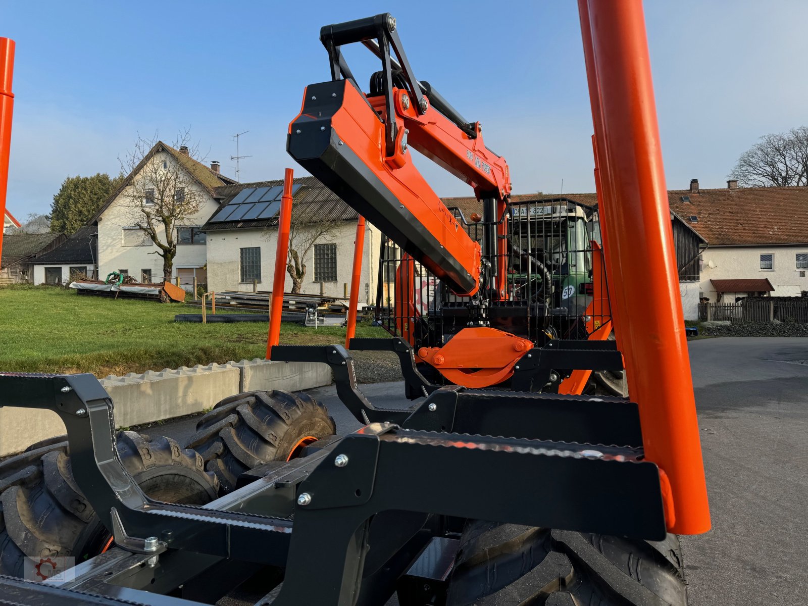 Rückewagen & Rückeanhänger tipa MTM 17T 17to 9,80m Kran Forwarder Rungen Druckluft Doppelrohrrahmen, Neumaschine u Tiefenbach (Slika 28)