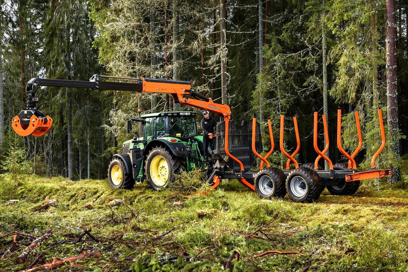 Rückewagen & Rückeanhänger del tipo MTM Rückewagen 10-17 Tonnen, MTM 6,6m-9m Forstkran, Neumaschine en Bad Leonfelden (Imagen 8)