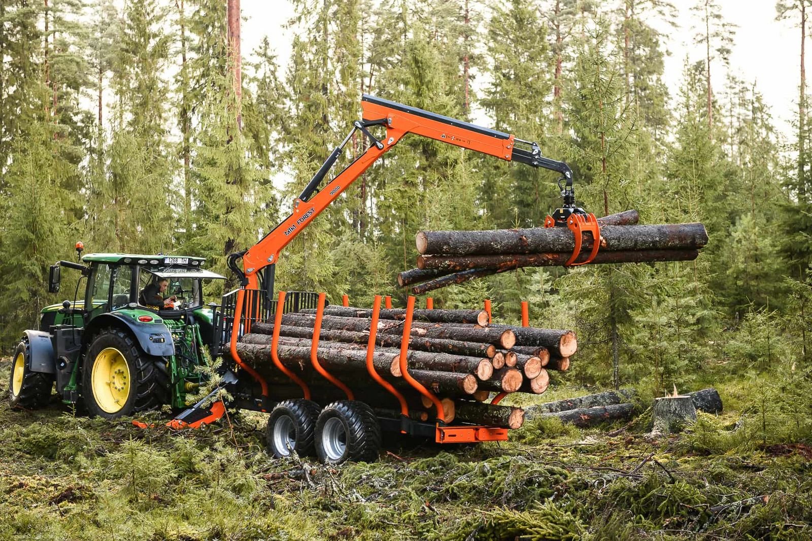 Rückewagen & Rückeanhänger del tipo MTM Rückewagen 10-17 Tonnen, MTM 6,6m-9m Forstkran, Neumaschine en Bad Leonfelden (Imagen 11)