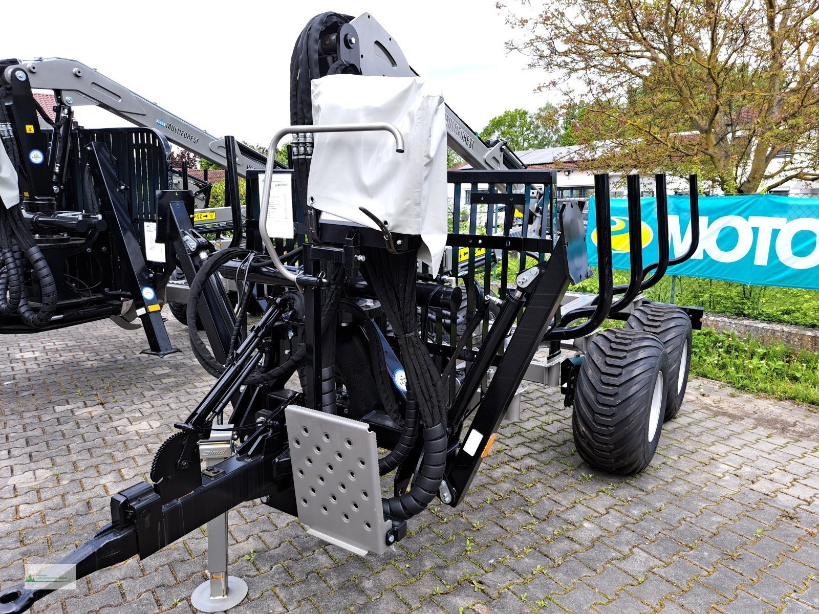 Rückewagen & Rückeanhänger del tipo Multiforest MF650 (6t) Kran V4800 (4,8m), Neumaschine In Haibach (Immagine 2)