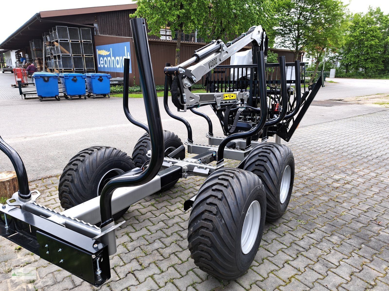 Rückewagen & Rückeanhänger van het type Multiforest MF650 (6t) Kran V4800 (4,8m), Neumaschine in Haibach (Foto 7)