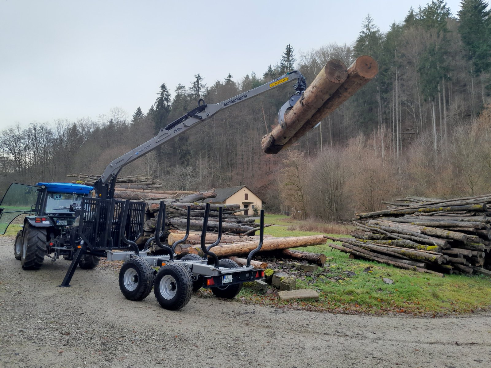 Rückewagen & Rückeanhänger del tipo Multiforest MF850, Neumaschine en Happurg - Föhrenbach (Imagen 4)