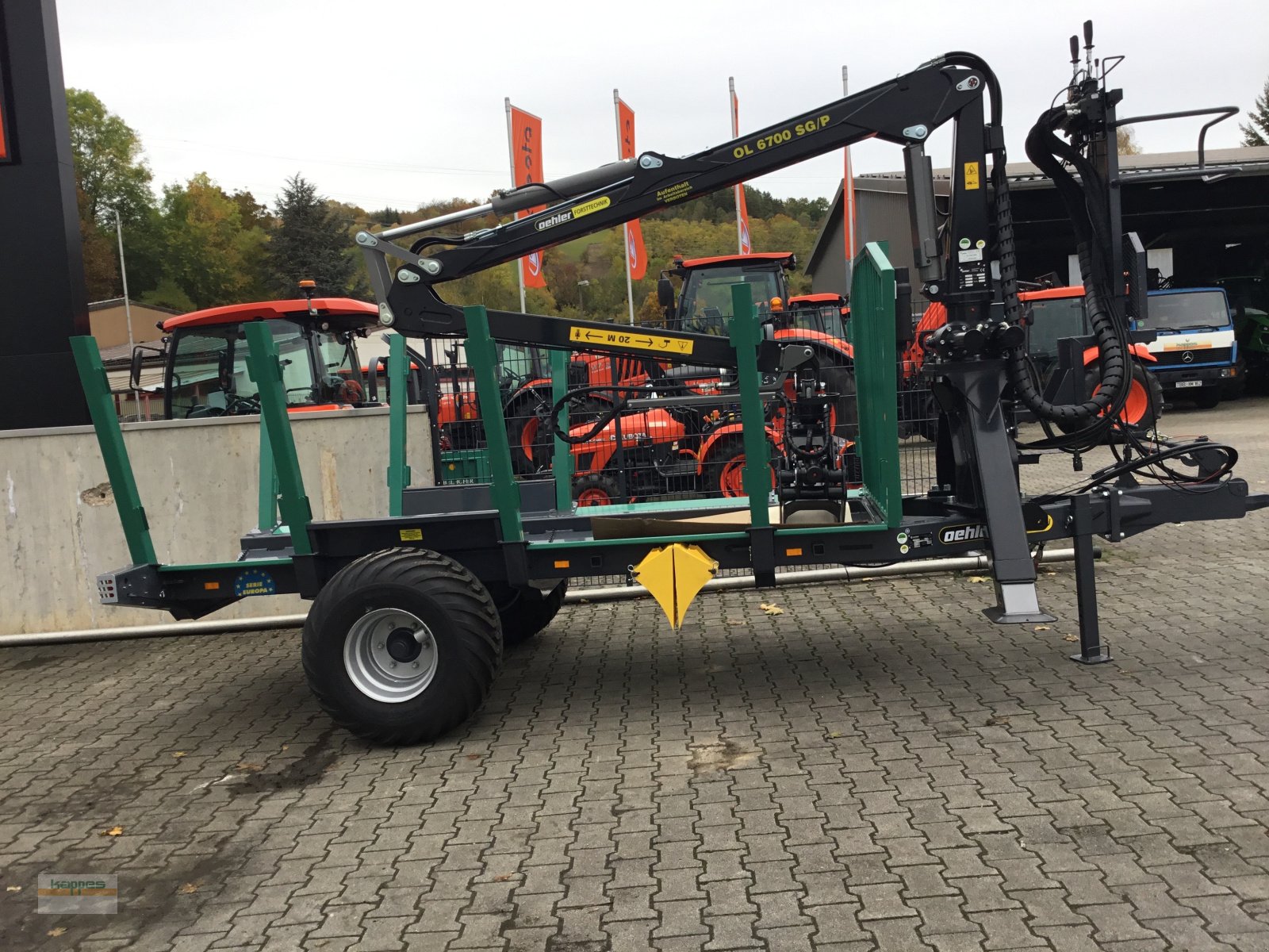 Rückewagen & Rückeanhänger van het type Oehler EHK 80, Neumaschine in Niederstetten (Foto 2)