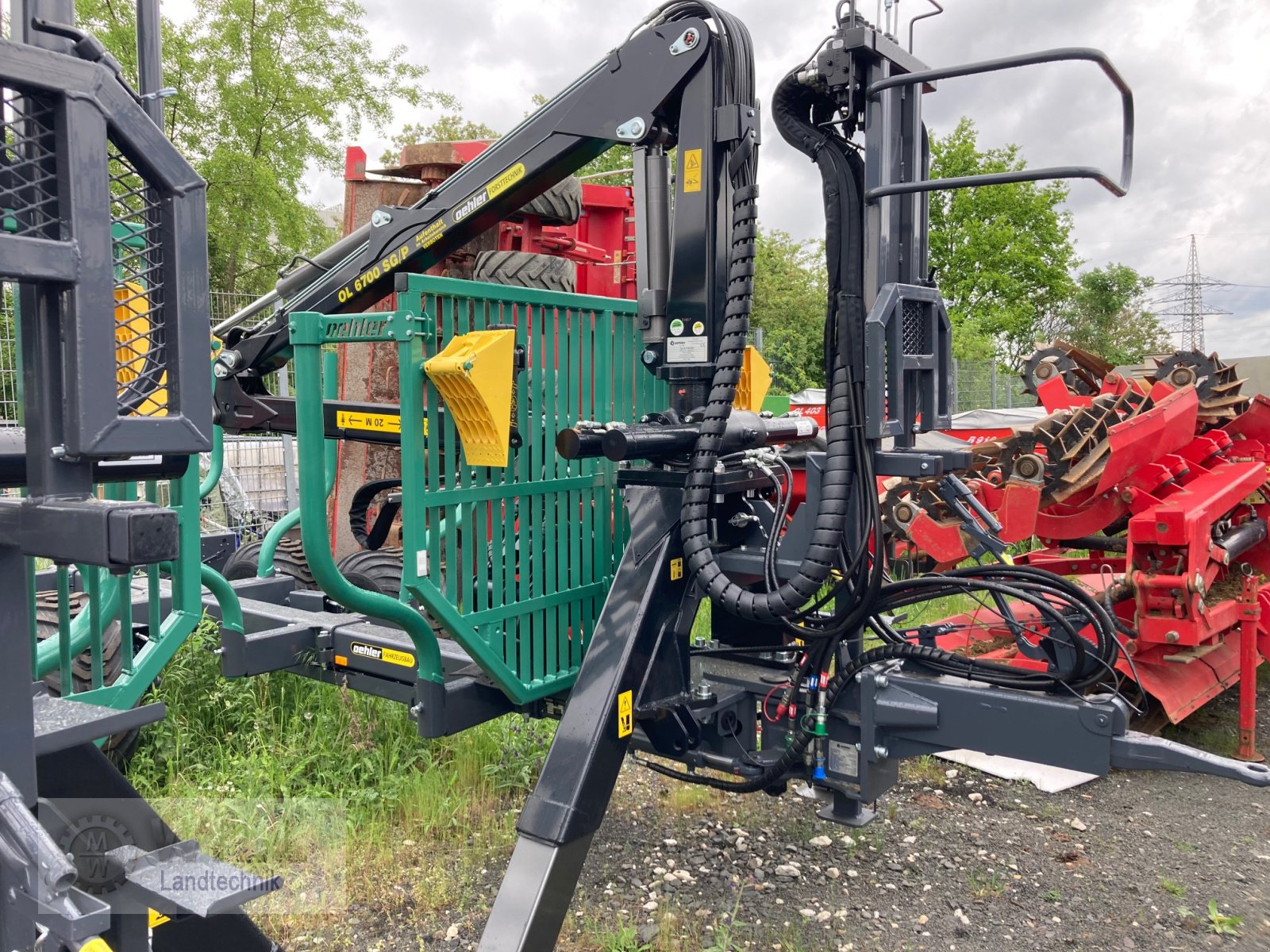 Rückewagen & Rückeanhänger des Typs Oehler OL THK 90 P, Neumaschine in Rudendorf (Bild 3)