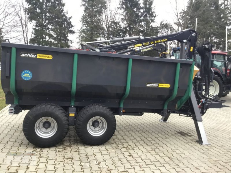 Rückewagen & Rückeanhänger типа Oehler OL THK 90P/ Kran OL 6700P, Neumaschine в Fürsteneck