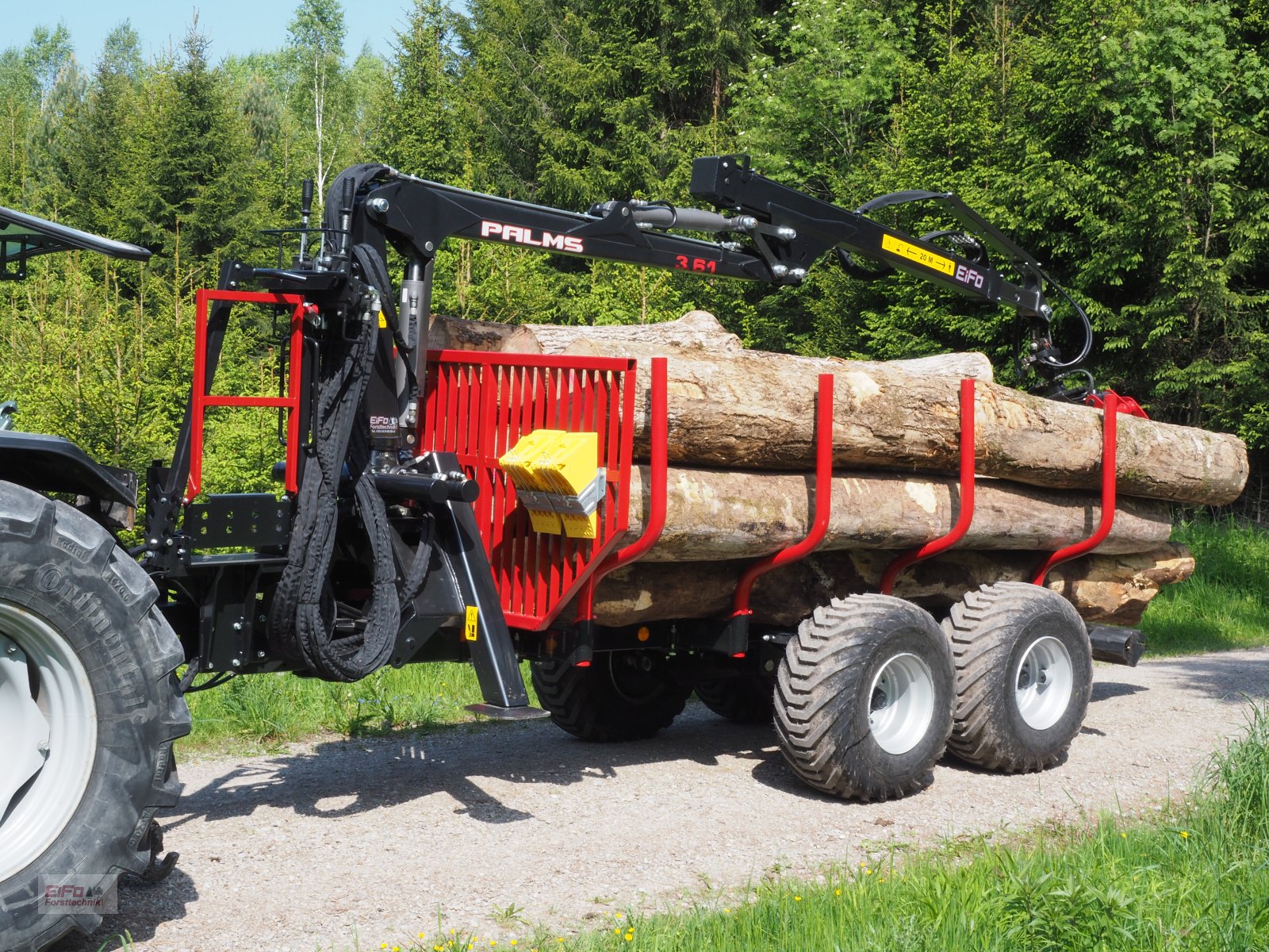 Rückewagen & Rückeanhänger Türe ait Palms FA 3.61/7,70, Neumaschine içinde Bad Grönenbach (resim 1)