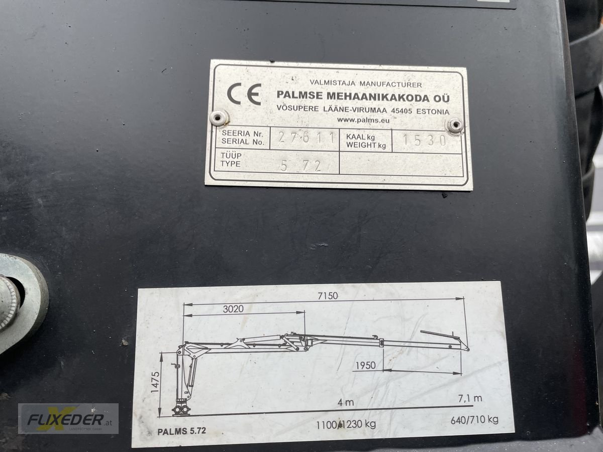 Rückewagen & Rückeanhänger typu Palms H 9SC WD mit K5.72, Gebrauchtmaschine v Pattigham (Obrázok 11)