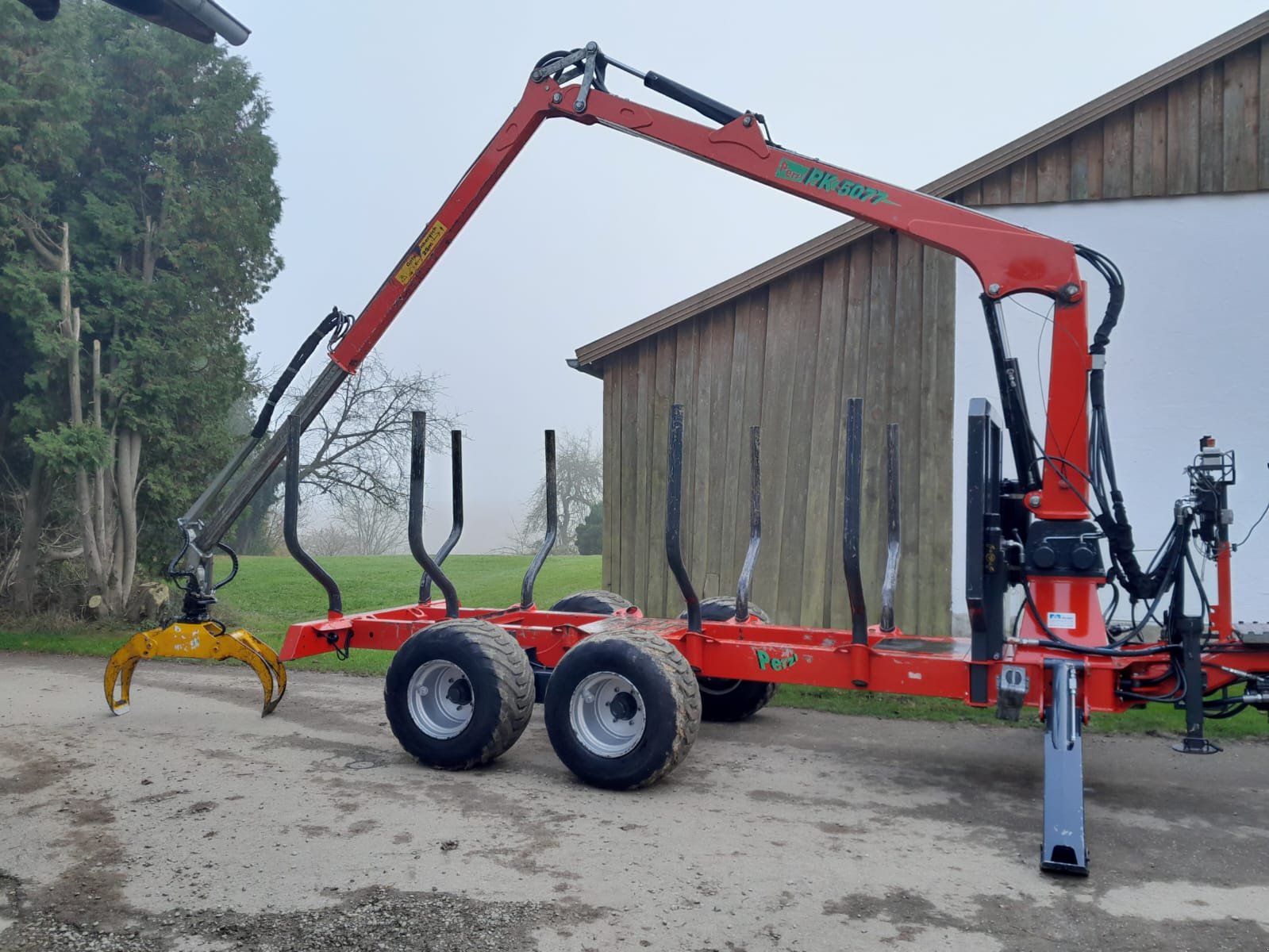 Rückewagen & Rückeanhänger del tipo Perzl PRW 13-4, Gebrauchtmaschine In Niedertaufkirchen (Immagine 9)