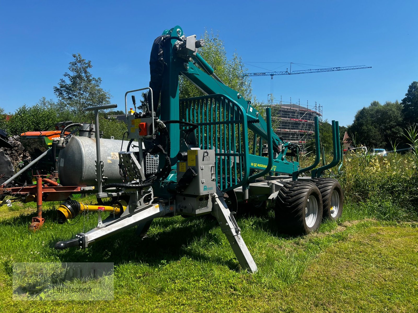 Rückewagen & Rückeanhänger tip Pfanzelt P15 mit Kran 5186, Gebrauchtmaschine in Rudendorf (Poză 10)