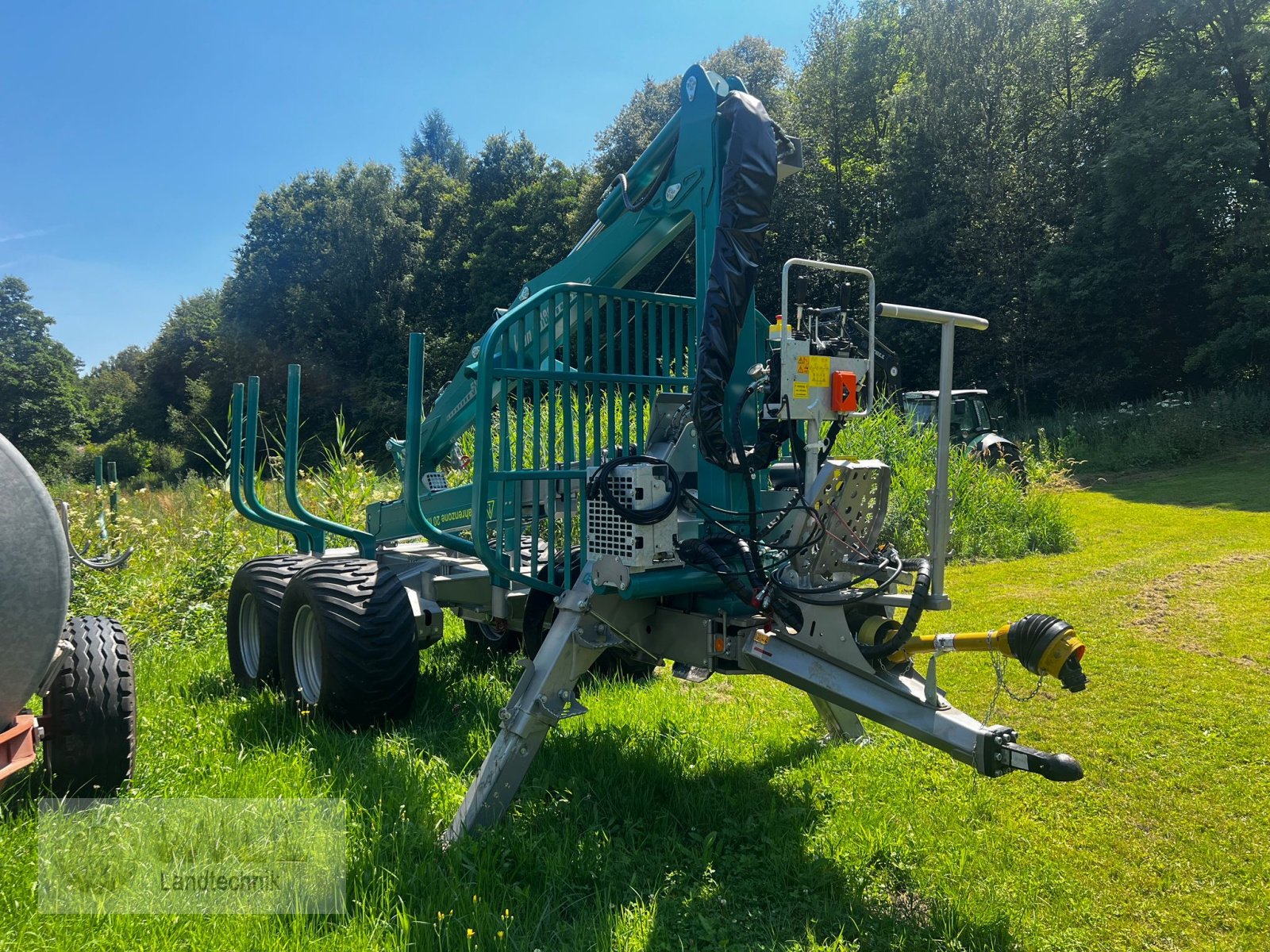 Rückewagen & Rückeanhänger tip Pfanzelt P15 mit Kran 5186, Gebrauchtmaschine in Rudendorf (Poză 13)