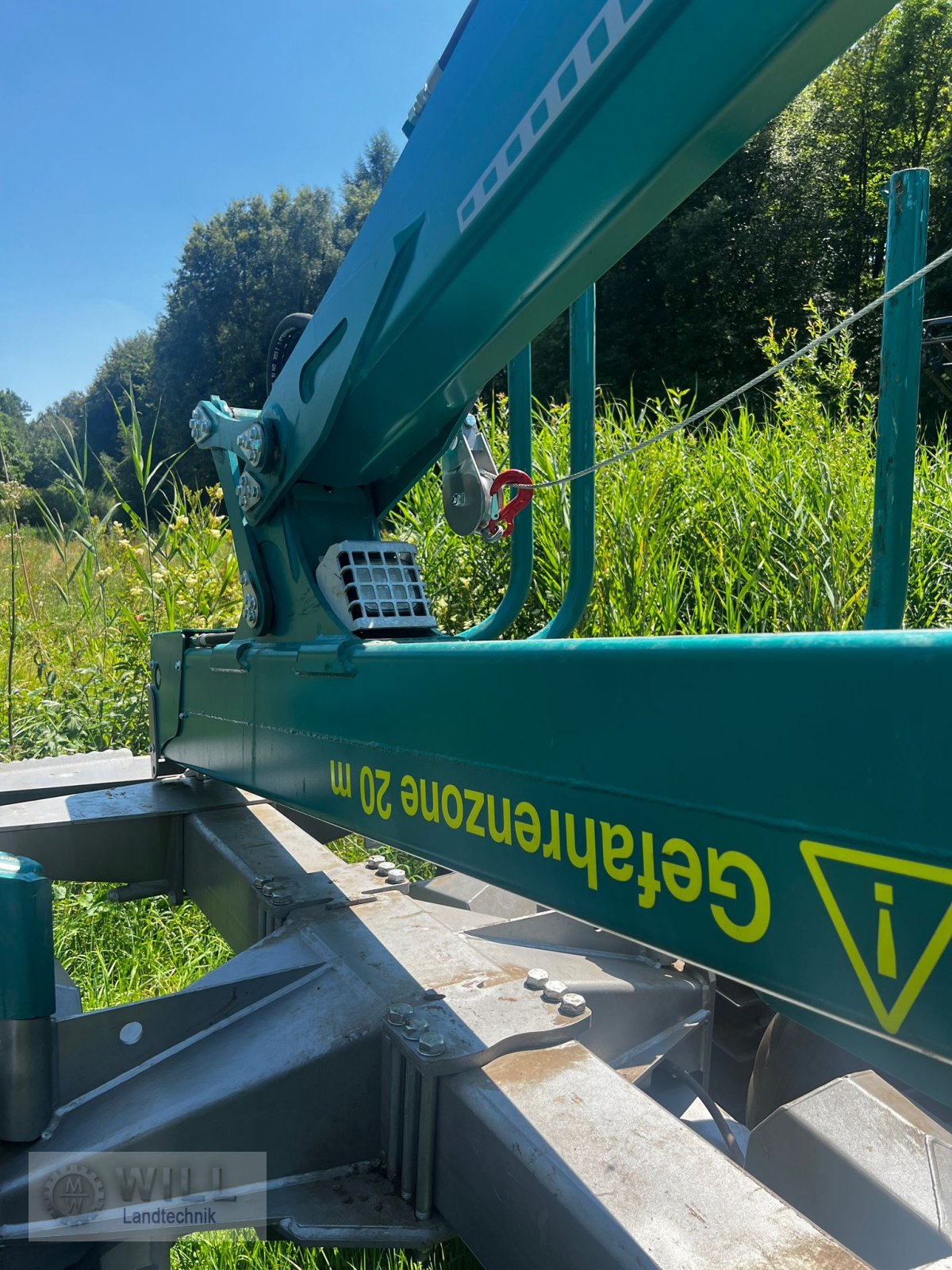 Rückewagen & Rückeanhänger tip Pfanzelt P15 mit Kran 5186, Gebrauchtmaschine in Rudendorf (Poză 18)