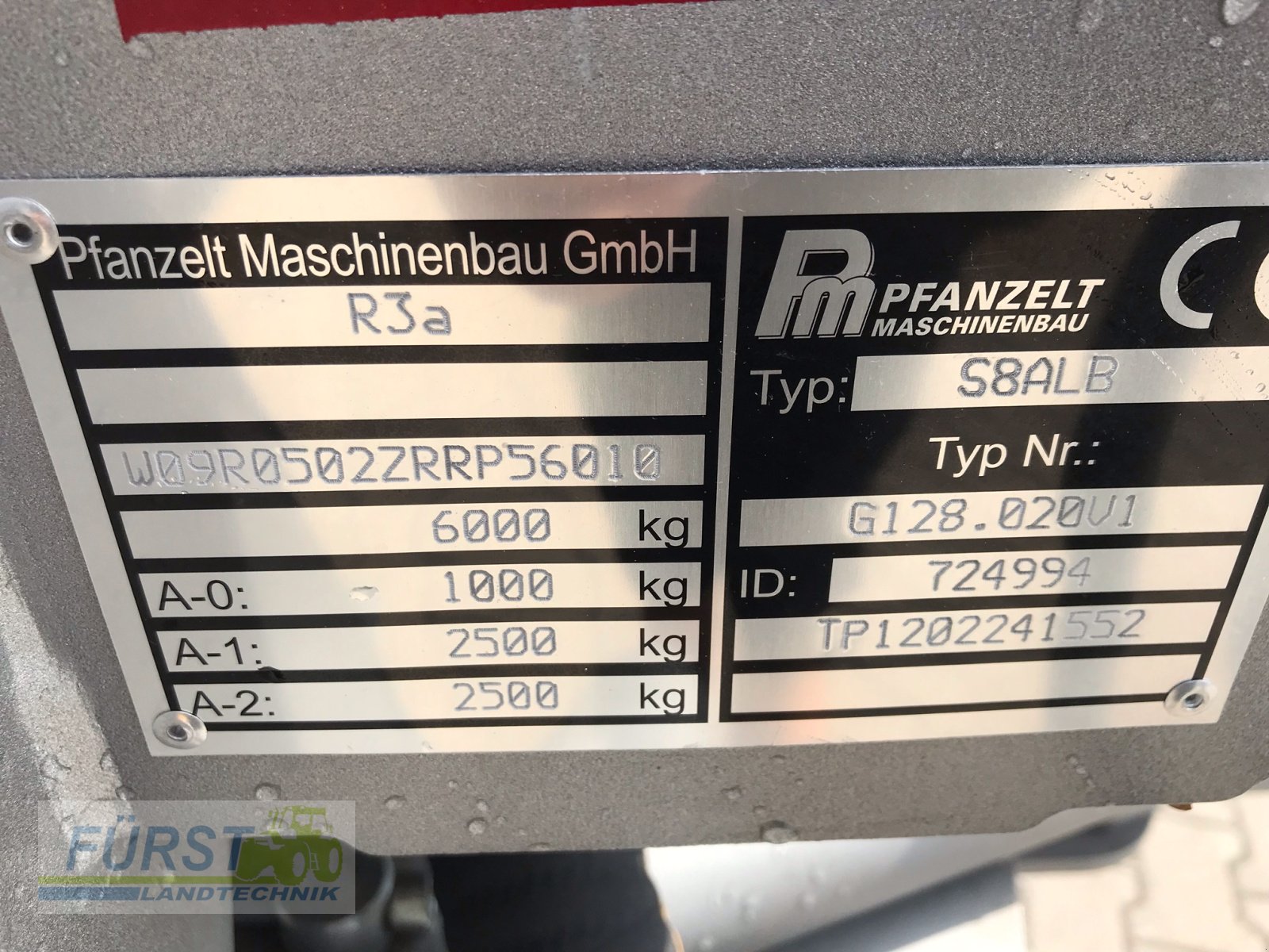 Rückewagen & Rückeanhänger Türe ait Pfanzelt S8ALB mit LK3767, Neumaschine içinde Perlesreut (resim 8)