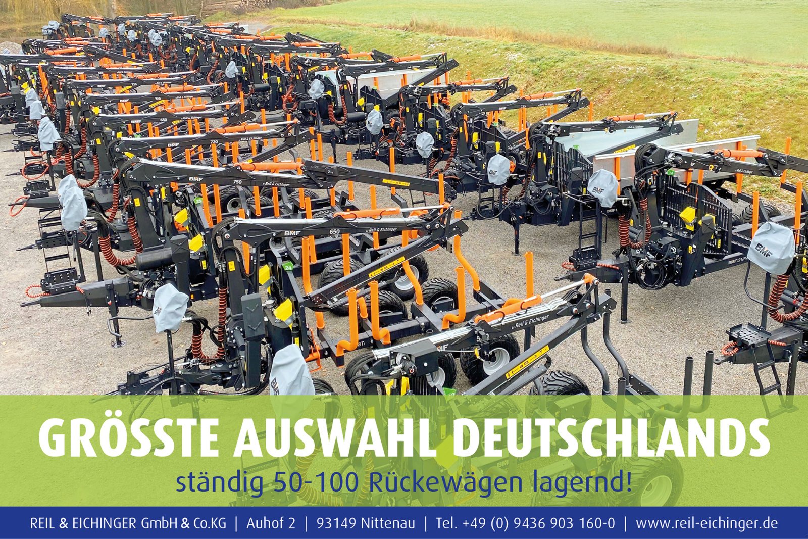 Rückewagen & Rückeanhänger tip Reil & Eichinger Rückewagen Krananhänger Kleinschlepper Reil & Eichinger RE3/5000, Neumaschine in Nittenau (Poză 4)