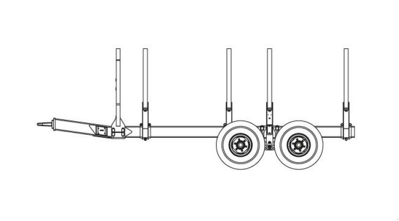 Rückewagen & Rückeanhänger des Typs Reil & Eichinger Rückewagen ohne Kran Reil & Eichinger 11T1 PRO für Forstschlepper, Neumaschine in Nittenau (Bild 7)