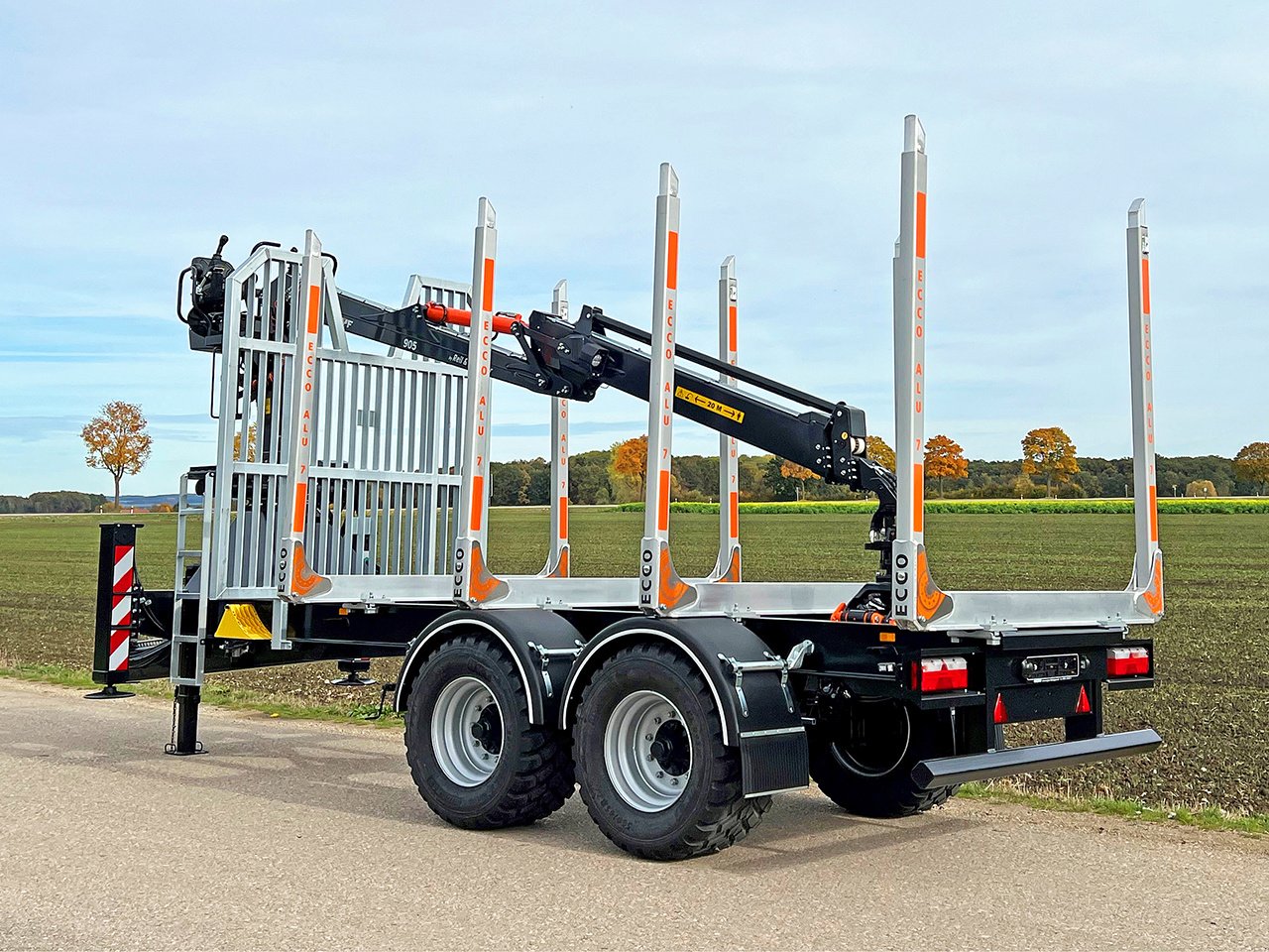 Rückewagen & Rückeanhänger Türe ait Reil & Eichinger Tandem Kurzholzanhänger WTR 21/905 Rückewagen, Neumaschine içinde Nittenau (resim 4)