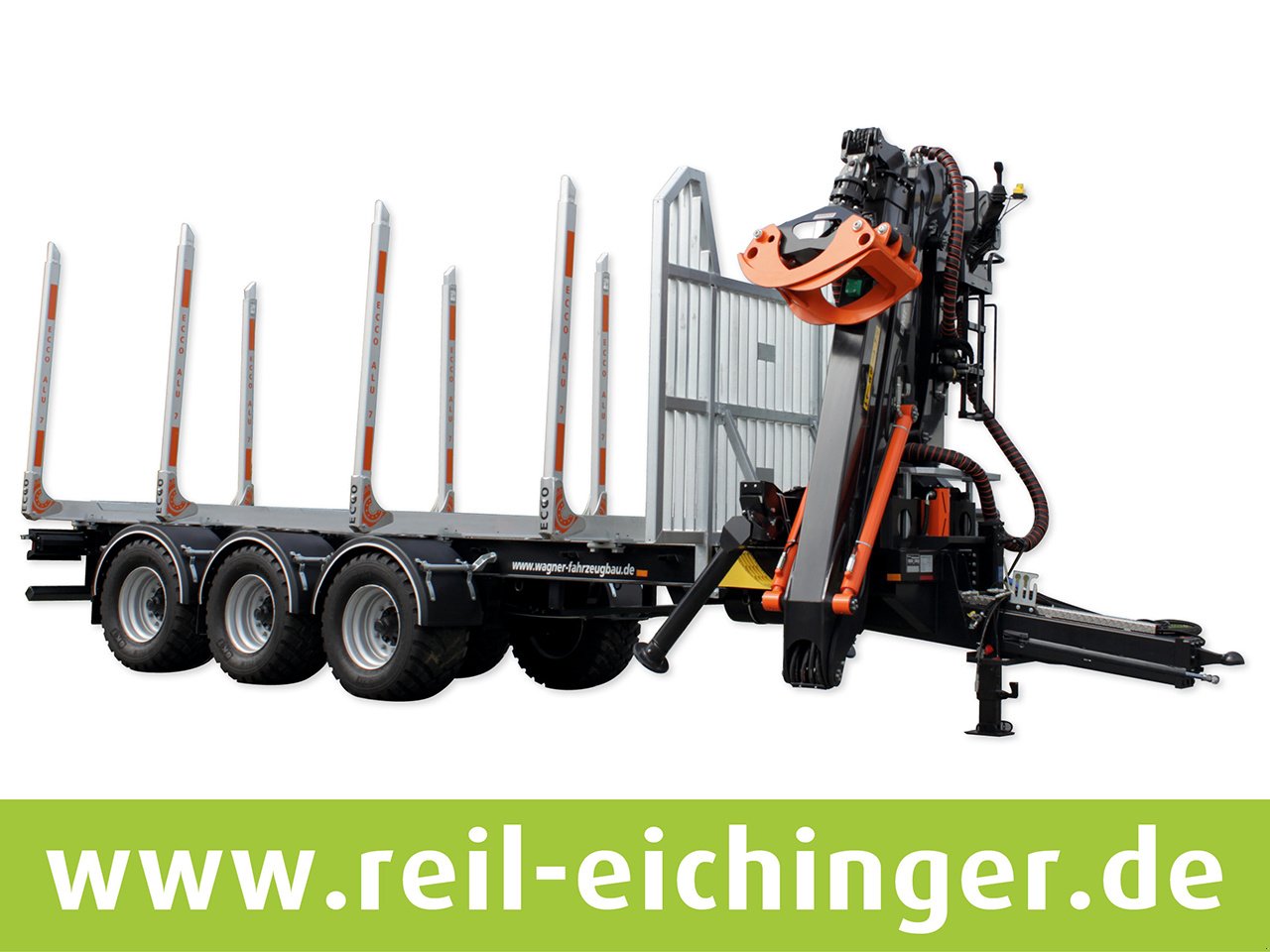 Rückewagen & Rückeanhänger Türe ait Reil & Eichinger Tandem Kurzholzanhänger WTR 21/905 Rückewagen, Neumaschine içinde Nittenau (resim 16)