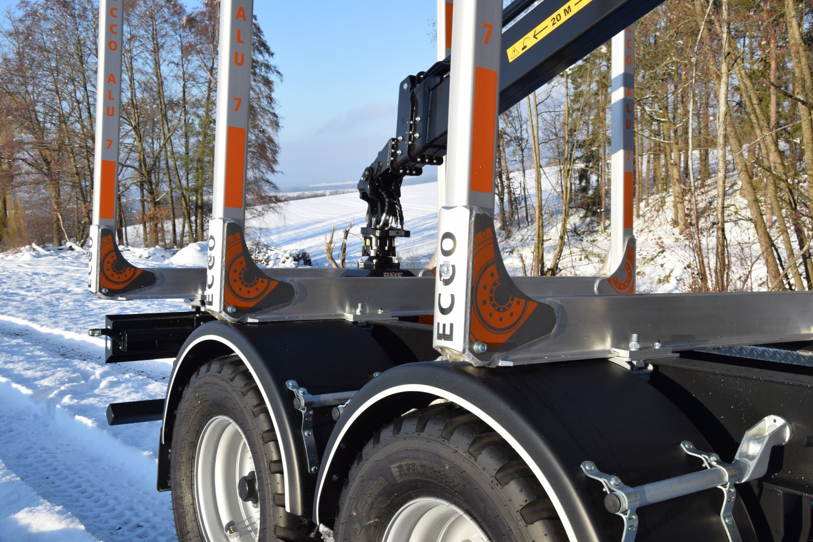 Rückewagen & Rückeanhänger Türe ait Reil & Eichinger Tandem Kurzholzanhänger WTR 21/905, Neumaschine içinde Nittenau (resim 23)